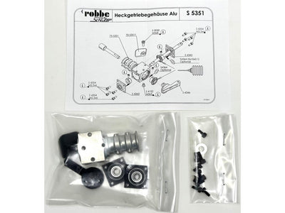 Robbe Aluminium Tail Gearbox Assembly Spirit L-16 : S-5351