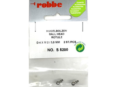 Robbe Ball Head Bolt D 4 x M2 / 3.5mm (2) : S-5200 - Midland Helicopters