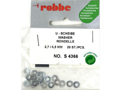 Robbe Washer 2.7 / 6.5mm (20) : S-4366