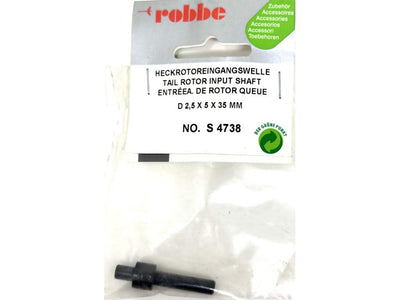 Robbe Tail Rotor Input Shaft 2.5 x 5 x 35mm : S-4738