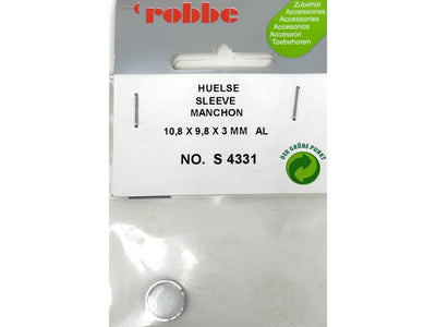 Robbe Sleeve Aluminium 10.8 x 9.8 x 3mm : S-4331