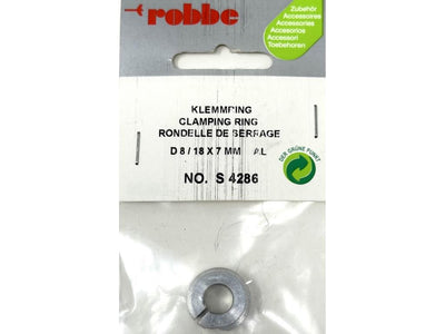 Robbe Clamping Ring Aluminium 8 / 18 x 7mm : S-4286
