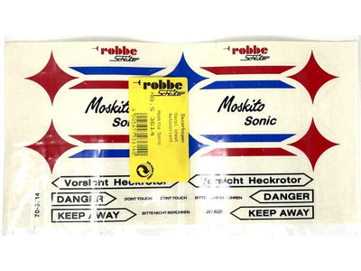 Robbe Decal Sheet Moskito Sonic : S-3614
