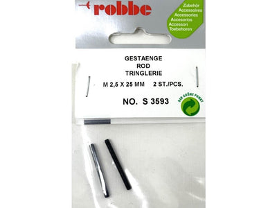 Robbe Pushrod M2.5 X 25mm (2) : S-3593