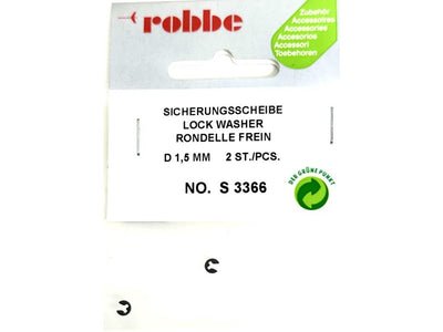 Robbe Lock Washer 1.5mm (2) : S-3366