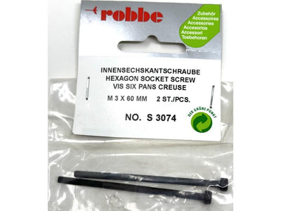 Robbe Socket Screw M3 x 60mm (2) : S-3074