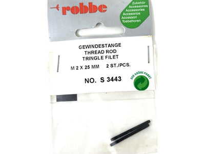 Robbe Threaded Rod M2 x 25mm (2) : S-3443