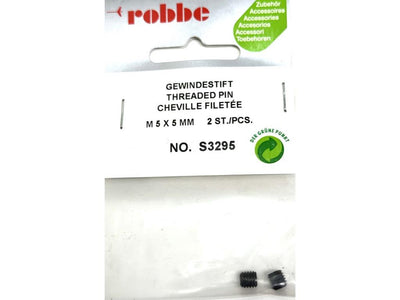 Robbe Socket Set Screw M5 x 5mm (2) : S-3295
