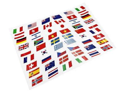 SAB Flags Sticker Set : H2124-S
