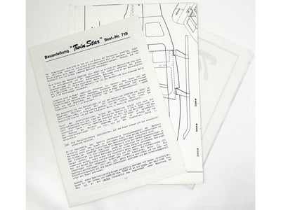 Robbe Building Instructions Plan Twinstar : S-1258