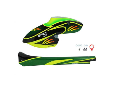 Airbrush Fiberglass Green Scratch Fuselage - BLADE 150 S/Smart : MH-150S-FLGS