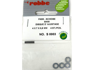 Robbe Steel Washer M4 x 7mm (4) : S-0003