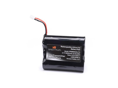 Spektrum 3.7V 6600mAh 1S Li-Ion Transmitter Battery: NX6/NX8/NX10/iX12, Tx Plug (XH-1S) : SPMB6600LITX