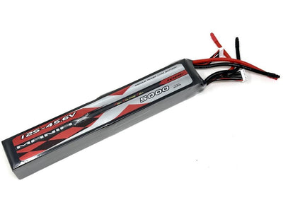 ManiaX 45.6V 5000mah 100C HV Lipo Stick Battery Pack : MX5000-12SHV-100