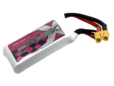ManiaX 11.1V 300mah 100C Lipo Battery Pack : MX300-3S-100