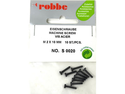 Robbe Machine Screw M2 x 10mm (10) : S-0020