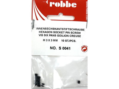 Robbe Socket Grub Screw M3 x 3mm (10) : S-0041
