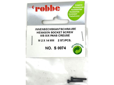 Robbe Socket Screw M2 x 14mm (2) : S-0074
