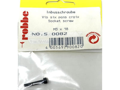Robbe Socket Screw M3 x 18mm (1) : S-0082