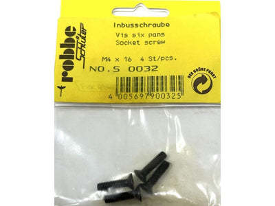 Robbe Socket Screw M4 x 16mm (4) : S-0032