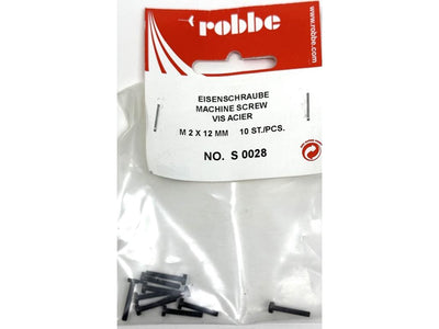 Robbe Machine Screw M2 x 12mm (10) : S-0028