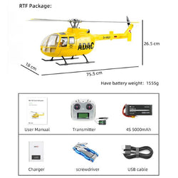 FlyWing BO-105 RTF : FW-BO105-RTF
