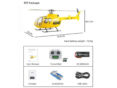 FlyWing BO-105 RTF : FW-BO105-RTF