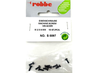 Robbe Machine Screw M2 x 6mm (10) : S-0097