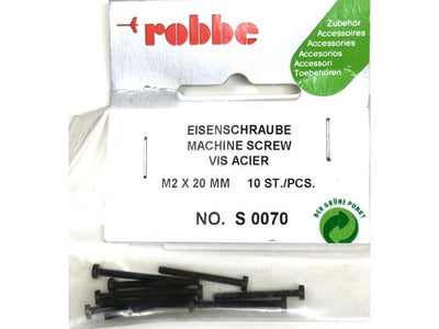 Robbe Machine Screw M2 x 20mm (10) : S-0070