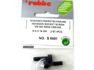 Robbe Socket Screw M5 x 16mm (2) : S-0081