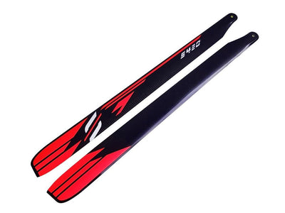 SAB Carbon Fibre Main Blades 420mm Coloured : S420-COLOUR