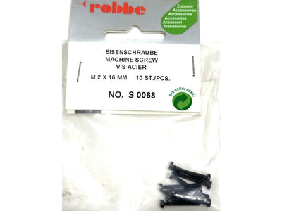 Robbe Machine Screw M2 x 16mm (10) : S-0068