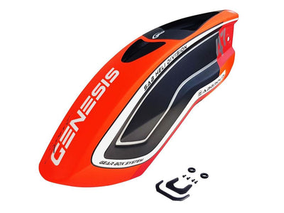 SAB Genesis Sport Carbon Fibre Canopy - Matte Orange : H2087-S
