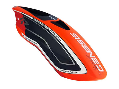 SAB Genesis Sport Carbon Fibre Canopy - Matte Orange : H2087-S