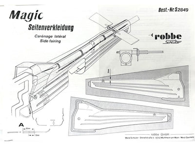 Robbe Magic Side Fairing : S-2849
