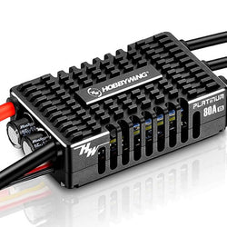 Hobbywing Platinum 80A V5 Speed Controller ESC : HW30203201 - Midland Helicopters
