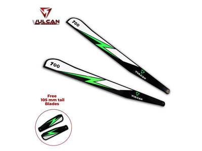 Vulcan Rotors Precision Main Rotor Blades 700mm EVO : VMB-700EVO