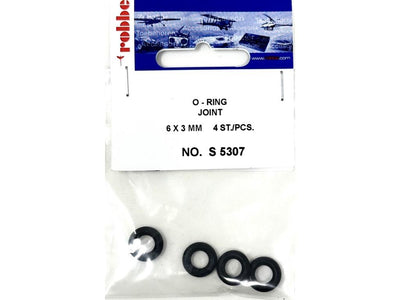 Robbe O-Ring - 6 x 3mm (4) : S-5307