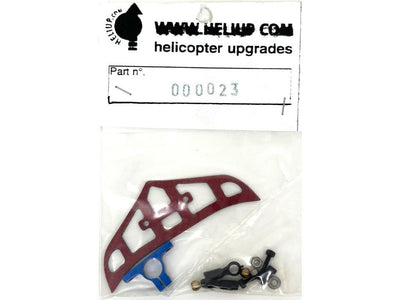 HeliUP Protech Zoom 400 Horizontal Stabiliser Red : CLP0023R