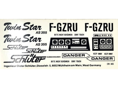 Robbe Decoration Sheet Twinstar : S-1992