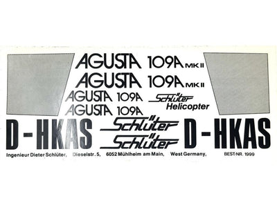 Robbe Decoration Sheet Agusta : S-1999