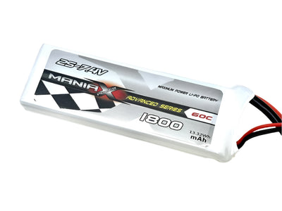 ManiaX 7.4V 1800mAh 60C LiPo Battery Pack : MX1800-2-60