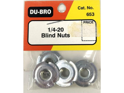 Dubro 1/4-20 Blind Nuts (4) : DB653