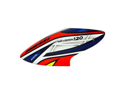 Airbrush Fiberglass Red Transformer Canopy - Blade Infusion 120 : MH-I120080RT
