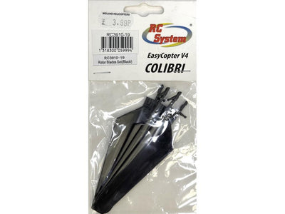 RC System Easy Copter V4 Colibri Rotor Blades (4) : RC3910-19