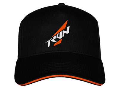 Tron Flexfit Cap XL - White Logo 3D Stitch : TR200