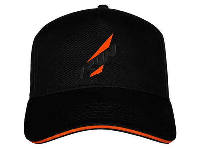 Tron Flexfit Cap XL - Black Logo 3D Stitch : TR-201