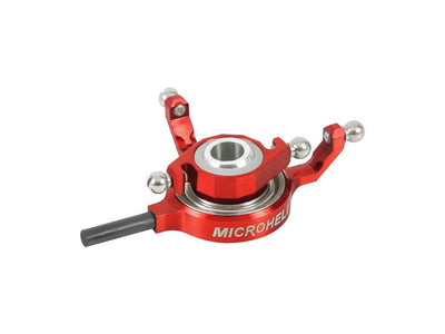 Precision CNC Aluminum Swashplate (RED) - Blade Revolution 90 FP : MH-90FP112