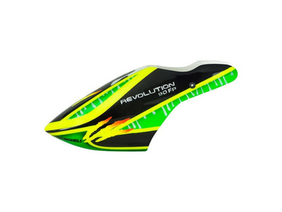 Airbrush Fiberglass Green Scratch Canopy - Blade Revolution 90 FP : MH-90FP080GS