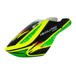 Airbrush Fiberglass Green Scratch Canopy - Blade Revolution 90 FP : MH-90FP080GS